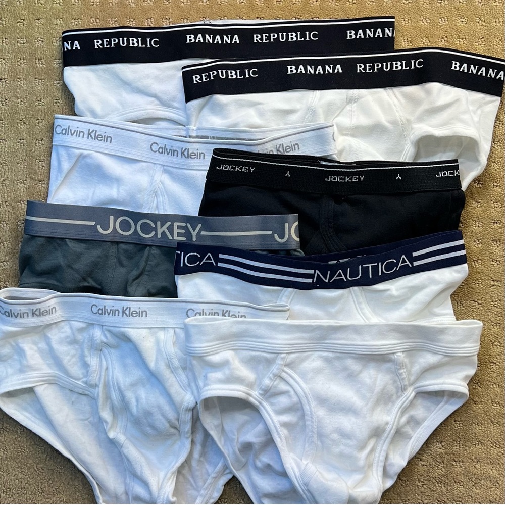 Men’s S Premium Brief Bundle, Set of 8 (28”-30”)